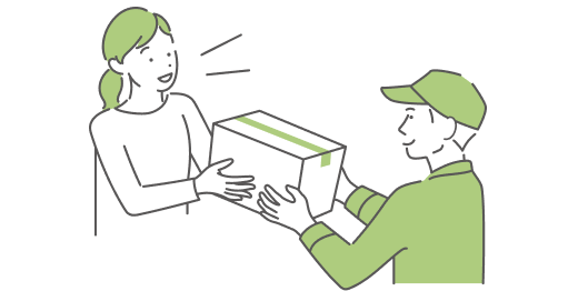 自宅へ取りに来てもらう（集荷）