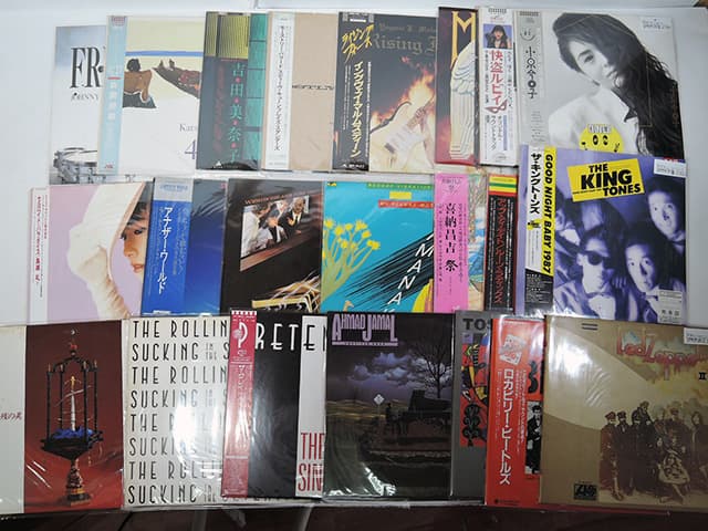 小泉今日子や吉田美奈子を含む邦楽レコード約50点を買取
